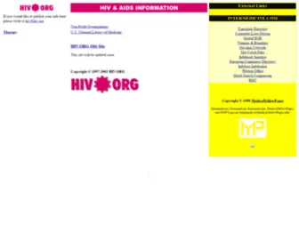 Hiv.org(/// INTERMEDICINE (Medical Yellow Pages USA & Canada)) Screenshot