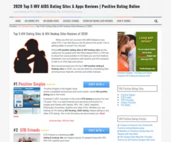 HivPositivedatingsites.net(HIV Positive Dating Sites) Screenshot