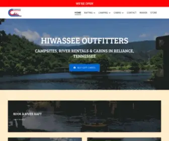 Hiwasseeoutfitters.com(Hiwassee Outfitters) Screenshot