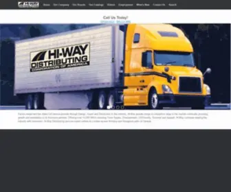 Hiwaydist.com(Hi-Way Distributing Corporate Web Site) Screenshot