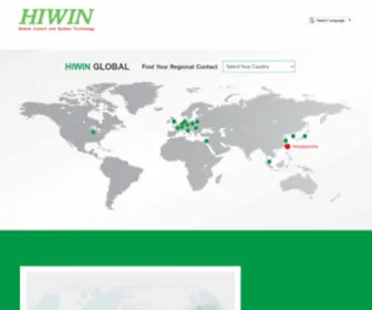 Hiwinmikro.com(HIWIN Corporation) Screenshot