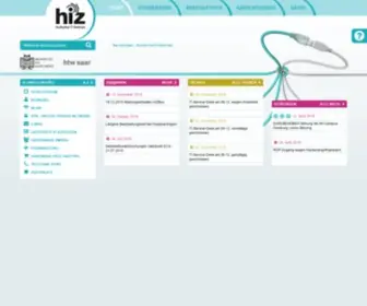Hiz-Saarland.de(HIZ UdS/HTW) Screenshot