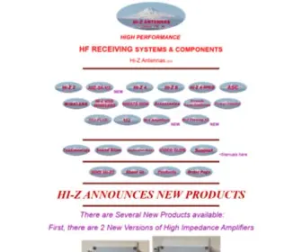 Hizantennas.com(HF RECEIVING SYSTEMS & COMPONENTS) Screenshot