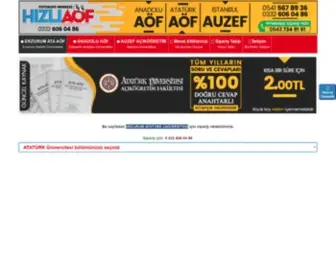 Hizliaof.com(Hızlı Aöf) Screenshot