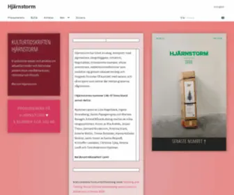 Hjarnstorm.se(Hjärnstorm) Screenshot
