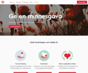 Hjart-Lungfonden.se(Livsviktig forskning pågår) Screenshot