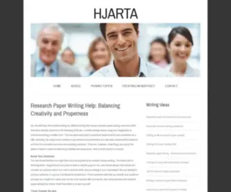 Hjarta.net(Online Research Paper Help Blog) Screenshot