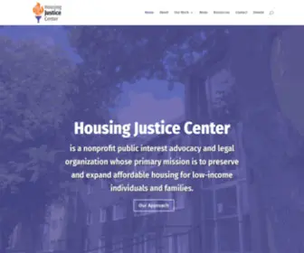 HJCMN.org(Housing Justice Center) Screenshot