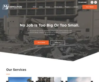 Hjdemolition.com(HJ Demolition) Screenshot