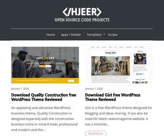 Hjeer.com(Open source code projects) Screenshot