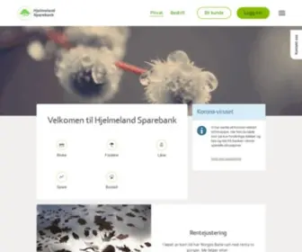 Hjelmeland-Sparebank.no(Hjelmeland Sparebank) Screenshot