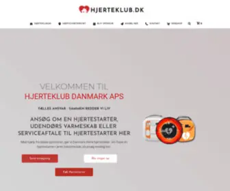 Hjerteklub.dk(Ansøg om hjertestarter med) Screenshot