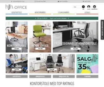 HJH-Office.dk(Kontormøbler) Screenshot