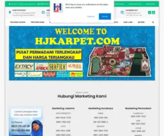 Hjkarpet.com(Pusatnya karpet masjid turki) Screenshot