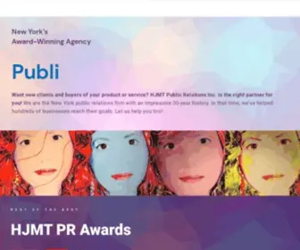 HJMT.com(HJMT Public Relations Inc) Screenshot
