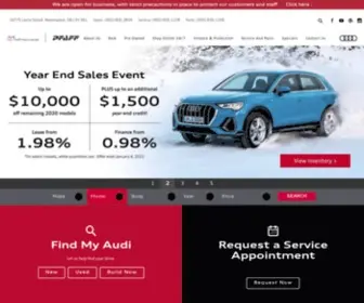 HJpfaffaudi.com(H.J. Pfaff Audi in Newmarket) Screenshot