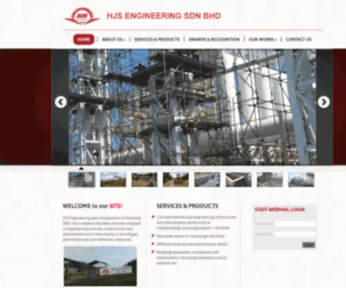 Hjsengineering.com(HJS Engineering Sdn Bhd) Screenshot