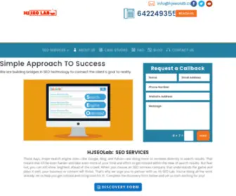 Hjseolab.com(Search Engine Optimization Company) Screenshot