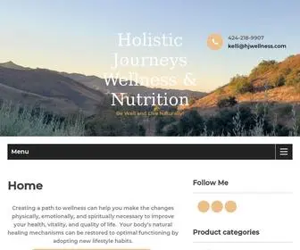 Hjwellness.com(Be Well and Live Naturally) Screenshot