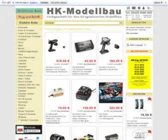 HK-Modellbau.com(Automodelle) Screenshot