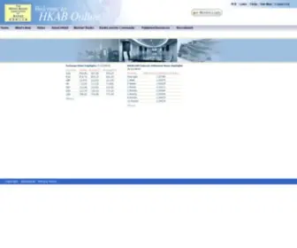 Hkab.org.hk(The Hong Kong Association of Banks) Screenshot