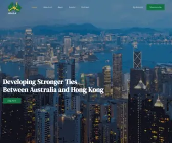 Hkaba.com.au(Hong Kong Australia Business Association) Screenshot