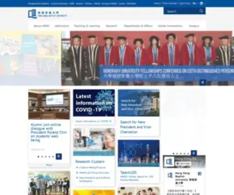 Hkbu.edu.hk(Hong Kong Baptist University) Screenshot