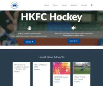 HKFchockey.com(Hong Kong Football Club Hockey Section) Screenshot