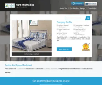HKfjaipur.com(Hare Krishna Fab) Screenshot