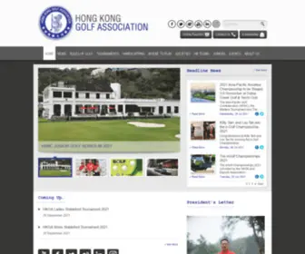 Hkga.com(Hong Kong Golf Association) Screenshot