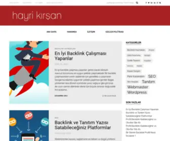 Hkirsan.com(Kişisel SEO ve webmaster blogu) Screenshot