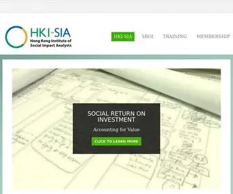 Hkisia.org(Hong Kong Institute of Social Impact Analysts (HKI) Screenshot