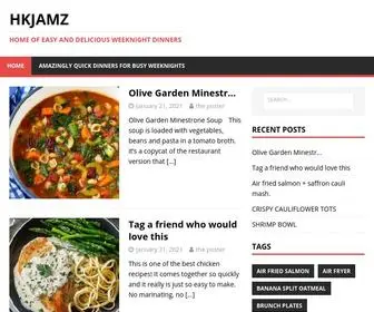 Hkjamz.com(HOME OF EASY AND DELICIOUS WEEKNIGHT DINNERS) Screenshot