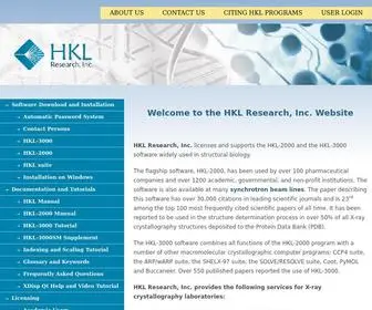 HKL-Xray.com(HKL Research Inc) Screenshot