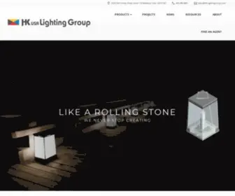 Hklightinggroup.com(HK USA Lighting Group) Screenshot