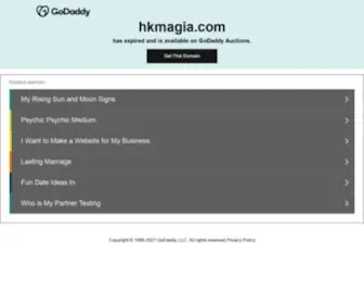 Hkmagia.com(Henry K) Screenshot