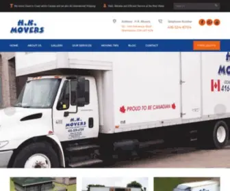 Hkmovers.ca(Moving Companies Toronto) Screenshot