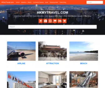 HKMYtravel.com(Information On Tourist Attractions) Screenshot