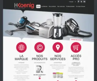 Hkoenig.com(H.Koenig : Le spécialiste du petit électroménager) Screenshot