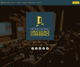 Hkoscon.org(Hong Kong Open Source Conference (HKOSCon)) Screenshot