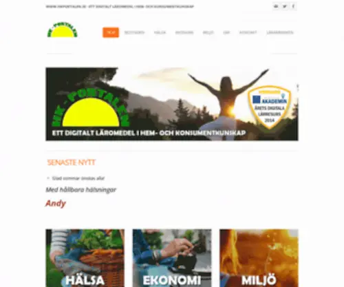 Hkportalen.se(HK-portalen, ett digitalt läromedel i hem) Screenshot