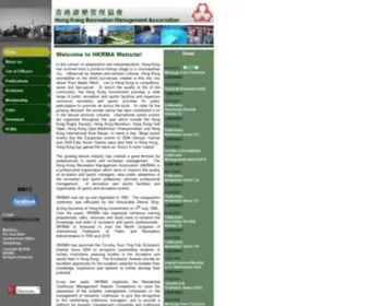 HKrma.com.hk(Hong Kong Recreation Management Association) Screenshot