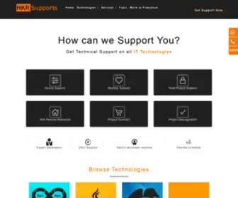 HKrsupports.com(Outsource Company) Screenshot