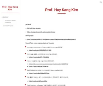 Hksecurity.net(Huy Kang Kim) Screenshot