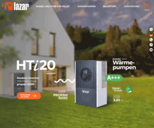 HKslazar.de(Kessel und Öfen für Pellet) Screenshot