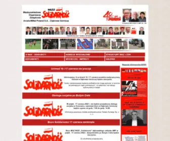 Hksolidarnosc.pl(Międzyzakładowa Organizacja Związkowa NSZZ "Solidarność" ArcelorMittal Poland S.A) Screenshot