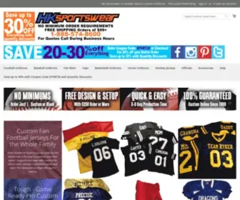 HKsportswear.com(HK Sportswear) Screenshot