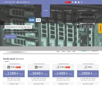 Hktechnology.com(Hong Kong Dedicated Server and Server Hosting) Screenshot