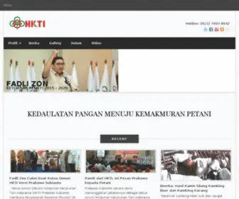 Hkti.org(Himpunan Kerukunan Tani Indonesia) Screenshot
