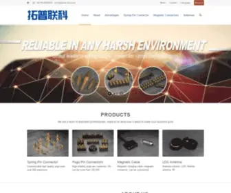 Hktop-Link.com(Pogo Pins Manufacturer) Screenshot